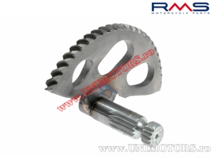 Halve maan startmotor - Aprilia / Derbi / Gilera / Piaggio / Vespa 50cc 2T - (RMS)