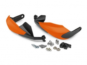 Handguards set (plastic / orange) - KTM EXC 125 / EXC Six Days / SX / SX-F / XC-W / Adventure / Freeride / LC4 - KTM