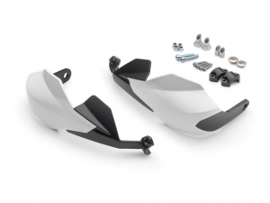 Handguards set (white) KTM 125 Duke / Duke 200 / Duke 390 / Duke 250 - KTM