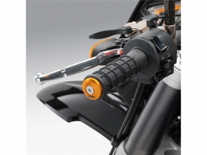 Handlebar caps (aluminum) KTM 105 SX ('04-'06) / 125 EXC / 125 EXC Six Days / 250 EXC / 250 EXC Six Days ('03-'17) - KTM