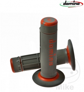 Handlebar grip set A020 orange Domino D: 22 mm L: 118 mm closed - JM