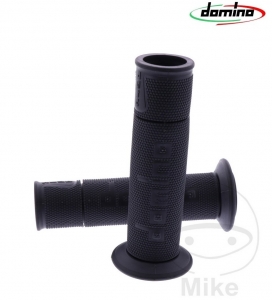 Handlebar grip set A450 gray black Domino D: 22 mm L: 125 mm open - JM