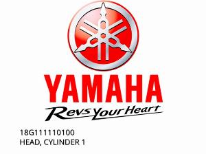 HEAD, CYLINDER 1 - 18G111110100 - Yamaha