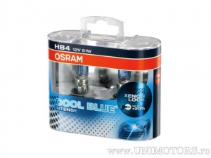 Headlight Bulb HB4 P22d COOL BLUE INTENSE 12V 51W set 2 pieces - Osram