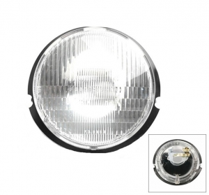 Headlight - Vespa PK 50 ('82-'84) / PK 50 S / Electric Start ('82-'84) / PK 50 XL ('85-'90) / XL Plurimatic ('89-'90) 2-stroke, 