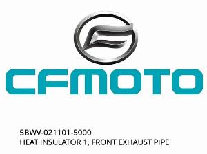 HEAT INSULATOR 1, FRONT EXHAUST PIPE - 5BWV-021101-5000 - CFMOTO