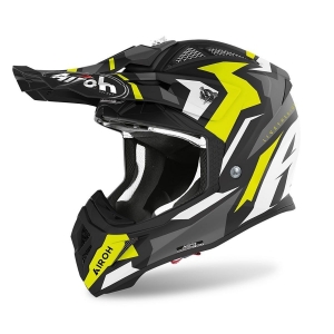 HELM AVIATOR ACE SWOOP GEEL MAT: Maat - M