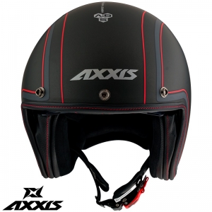 Helm Axxis Modell Hornet SV Royal B1 matt schwarz (integriertes Sonnenvisier)