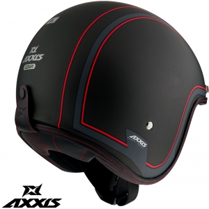 Helm Axxis Modell Hornet SV Royal B1 matt schwarz (integriertes Sonnenvisier)