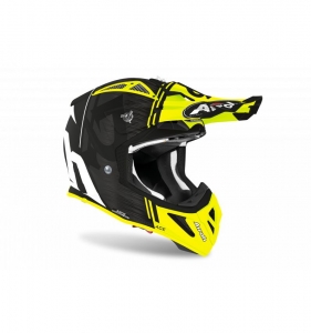 Helmet Ace Kybon Yellow Matte: Size - XL