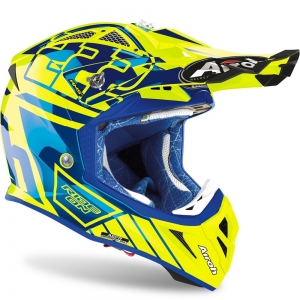 Helmet Aviator 2.3 Rep. Cairoli blue/glossy yellow: Size - XL