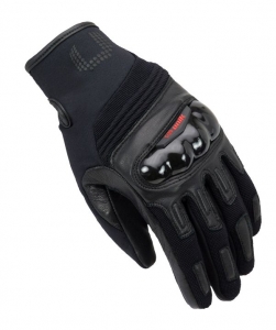 Herren Leder Motorradhandschuhe Unik Racing Modell C-38 Farbe: Schwarz