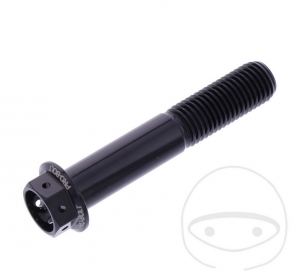 Hexagonal Cap Screw Pro Bolt M10 x 1.25 x 55 mm Aluminum Racing Black - JM