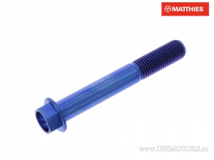 Hexagonal Cap Screw Pro Bolt M10 x 1.25 x 70 mm Blue Titanium - JM