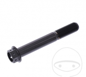 Hexagonal Cap Screw Pro Bolt M10 x 1.25 x 70 mm Stainless Steel A4 Racing Black - JM