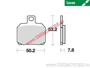 Hintere Bremsbeläge - MCB700SRM gesintert SRM - Lucas TRW