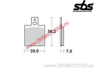 Hintere Bremsbeläge - SBS 164HF (Keramik) - (SBS)