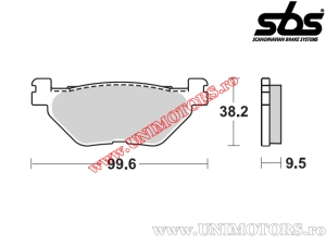 Hintere Bremsbeläge - SBS 769LS (metallisch / gesintert) - (SBS)