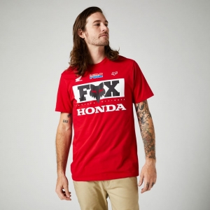 HONDA PREMIUM TEE RED: Mărime - L