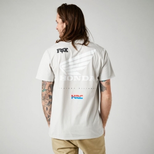 HONDA WING PREMIUM TEE GREY: Mărime - L