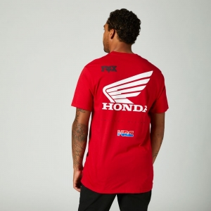 HONDA WING PREMIUM TEE RED: Mărime - L