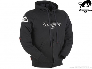 Hooded Motorcycle Sweatshirt Furygan Luxio Black (Black) - Furygan