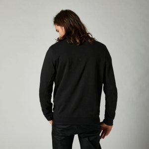 Hoodieloze Shinbone Crew Fleece [Zwart]: Maat - M