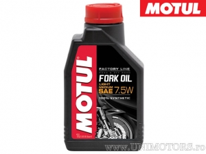 Huile de Fourche Motul Factory Line 7.5W 1L - léger-moyen