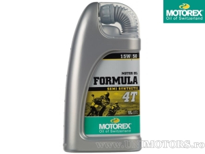 Huile Motorex Formula 4T - semi-synthétique 15W50 1L