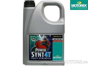 Huile Motorex Power Synt 4T - synthétique complet 5W40 4L