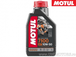 Huile Motul 7100 - 100% synthétique 10W50 4T 1L