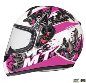 Integraalhelm MT Thunder kids Breeze D8 glanzend roze - voor kinderen