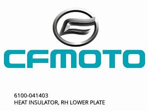 IZOLATOR TERMIC, PLACĂ INFERIOARĂ DREAPTĂ - 6100-041403 - CFMOTO