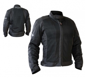 Jacke (Motorrad) für Frauen Touring Unik Racing Modell VZ-06 Farbe: schwarz - Schwarz, S