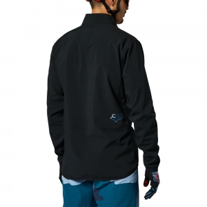 Jacke MTB Ranger Fire [Schwarz/Blau]: Größe - XL