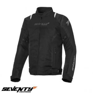 Jacket (men's) Racing summer Seventy model SD-JR48 color: black - Black, 4XL