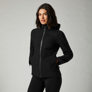 Jaqueta de moto feminina Pit Softshell [Preto]: Tamanho - L