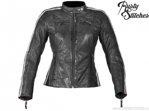 Jaqueta de moto feminina Rusty Stitches Uma Grey (cinza) - Rusty Stitches