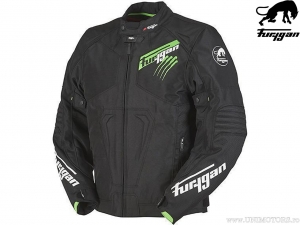 Jaqueta de motocicleta Furygan Hurricane Preto-Verde (preto-verde) - Furygan