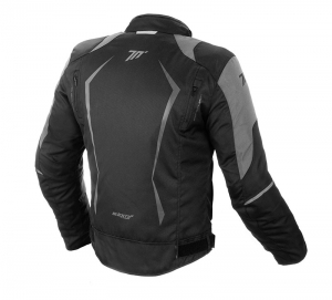 Jaqueta de motocicleta masculina Racing Seventy verão/inverno modelo SD-JR47 cor: preto/cinza - Preto/cinza, L