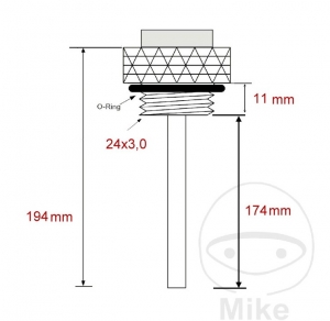 Jauge de température d'huile - BMW S 1000 R ABS ('13-'18) / S 1000 R ABS DDC ('17-'18) / S 1000 R ABS DTC ('17-'18) - JM