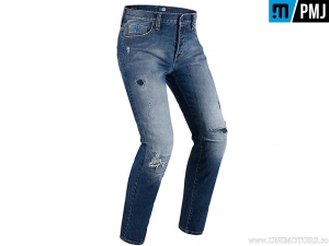 Jeans de moto / Casual PMJ Jeans Stre20 Street Denim (Bleu) - PM Jeans