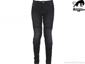 Jeans de moto pour femmes Furygan Purdey Black (noir) - Furygan