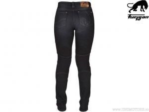 Jeans de moto pour femmes Furygan Purdey Black (noir) - Furygan