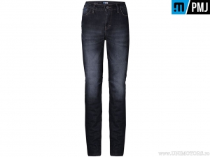 Jeans moto/décontractés pour femmes PMJ Jeans LEGD18 Caferacer Denim (bleu foncé) - PM Jeans