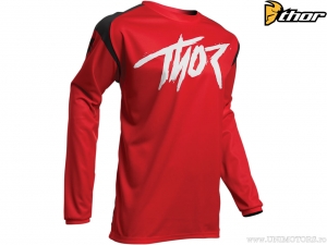 Jersey de Enduro/Cross para Hombre Sector Link (Rojo/Negro) - Thor