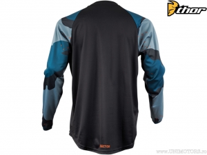 Jersey de Enduro/Cross Sector Camo (Azul) - Thor