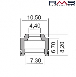 Joint de tige de soupape - Honda / Kymco / Peugeot Vclic 4T 50-125-150-200-250-500cc - RMS