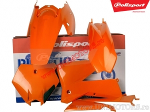 Juego de Plásticos (Naranja) - KTM EXC 125 / EXC 200 / EXC 250 2T / EXC 300 / EXC Racing ('05-'07) / SX 125 ('05-'06) - Polispo