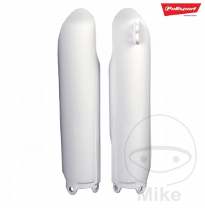 Juego de protectores de horquilla delantera blanco Polisport - Yamaha WR 250 R ('09-'12) / Yamaha WRZ 250 ('09) / Yamaha YZ 125 